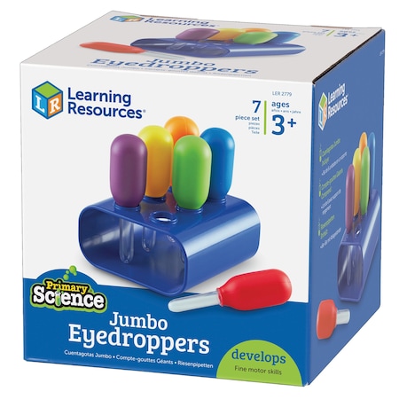 Learning Resources Primary Science Jumbo Eyedroppers with Stand 2779